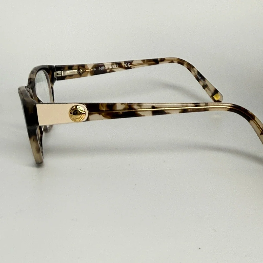 Nine West NW5080 291‎ Tortoise Gold Cat Eye Eyeglasses Frames 48-17-135 22128